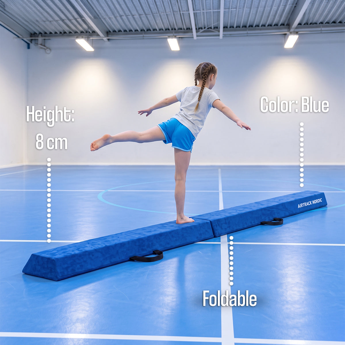 
              AirTrack Nordic Balance Beam 240X8X15CM